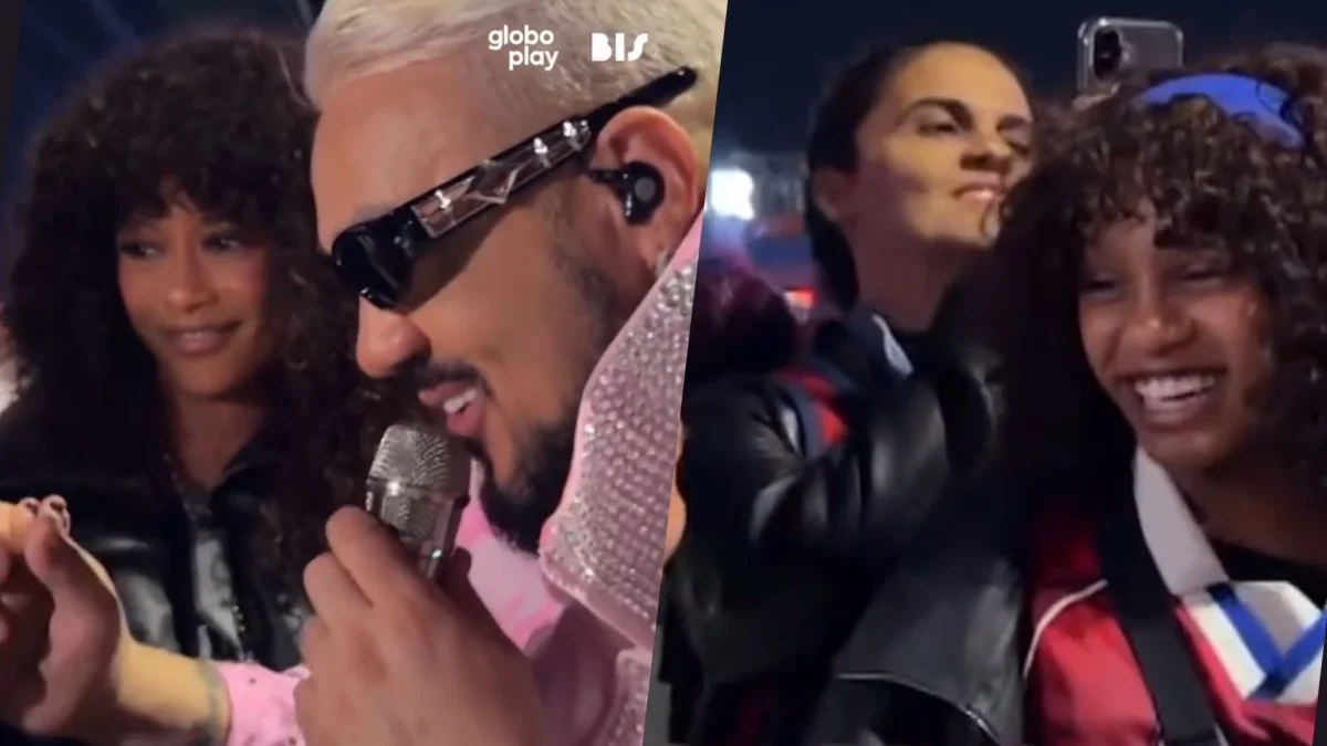Taís Araújo: filha impressiona por semelhança no show de Belo