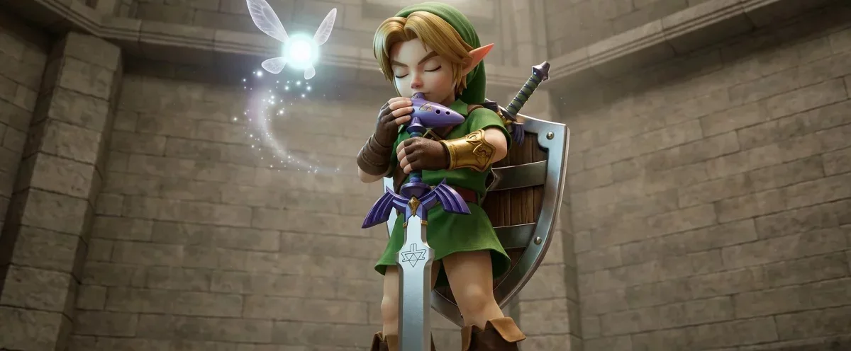 The Legend of Zelda: Ocarina of Time renova câmera e controles de Link