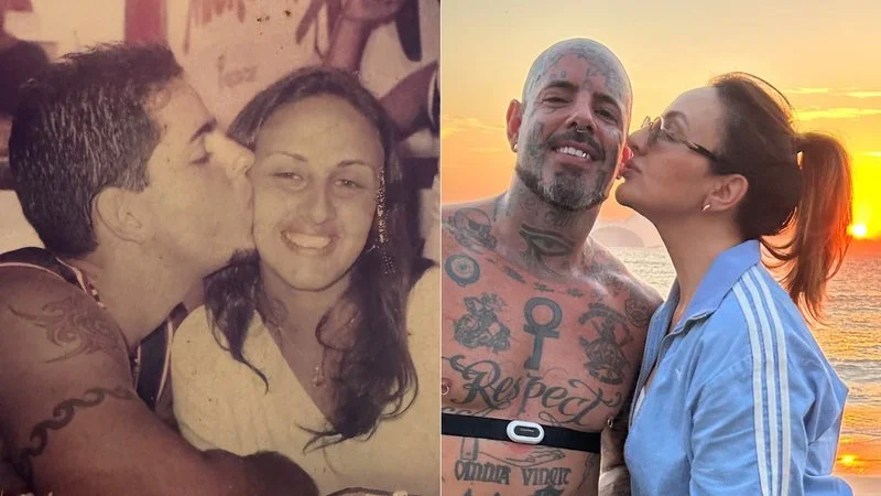 Tico Santta Cruz chama esposa de "amante feroz" em homenagem