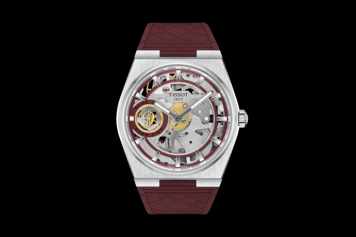 Tissot PRX Skeleton Damian Lillard vira relógio de bolso