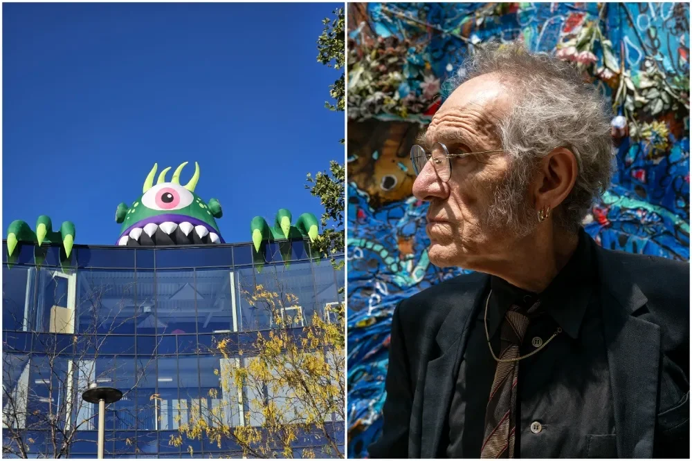 Tony Kaye filma curta entre monstros gigantes de Leicester