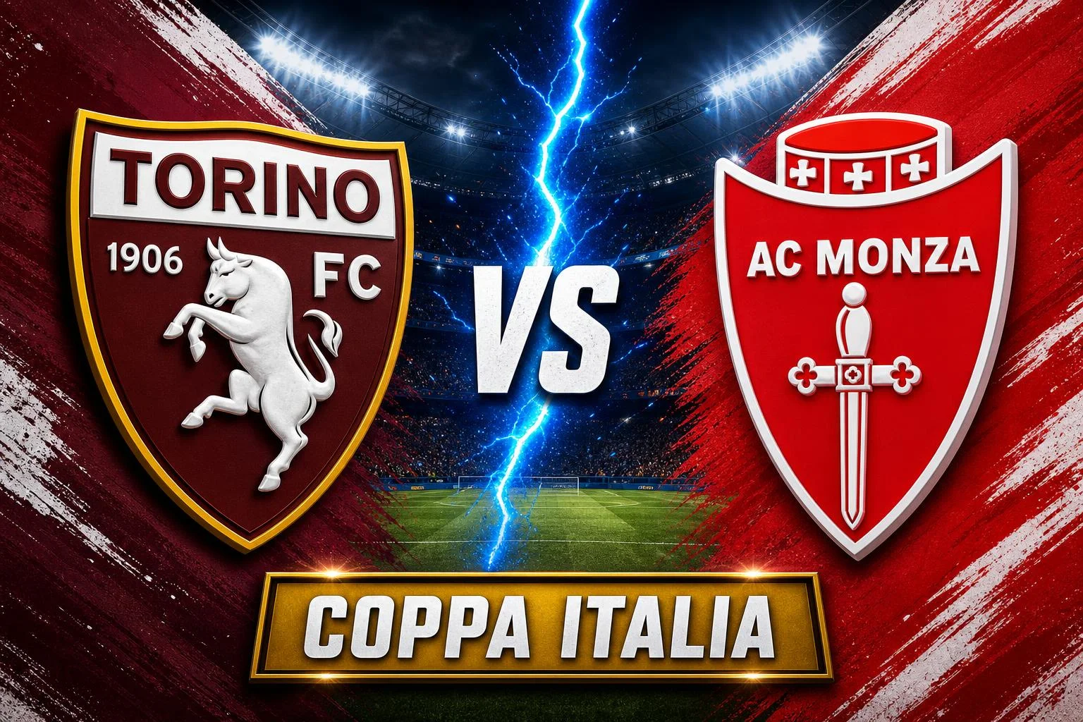 Torino x Monza ao vivo — Coppa Italia