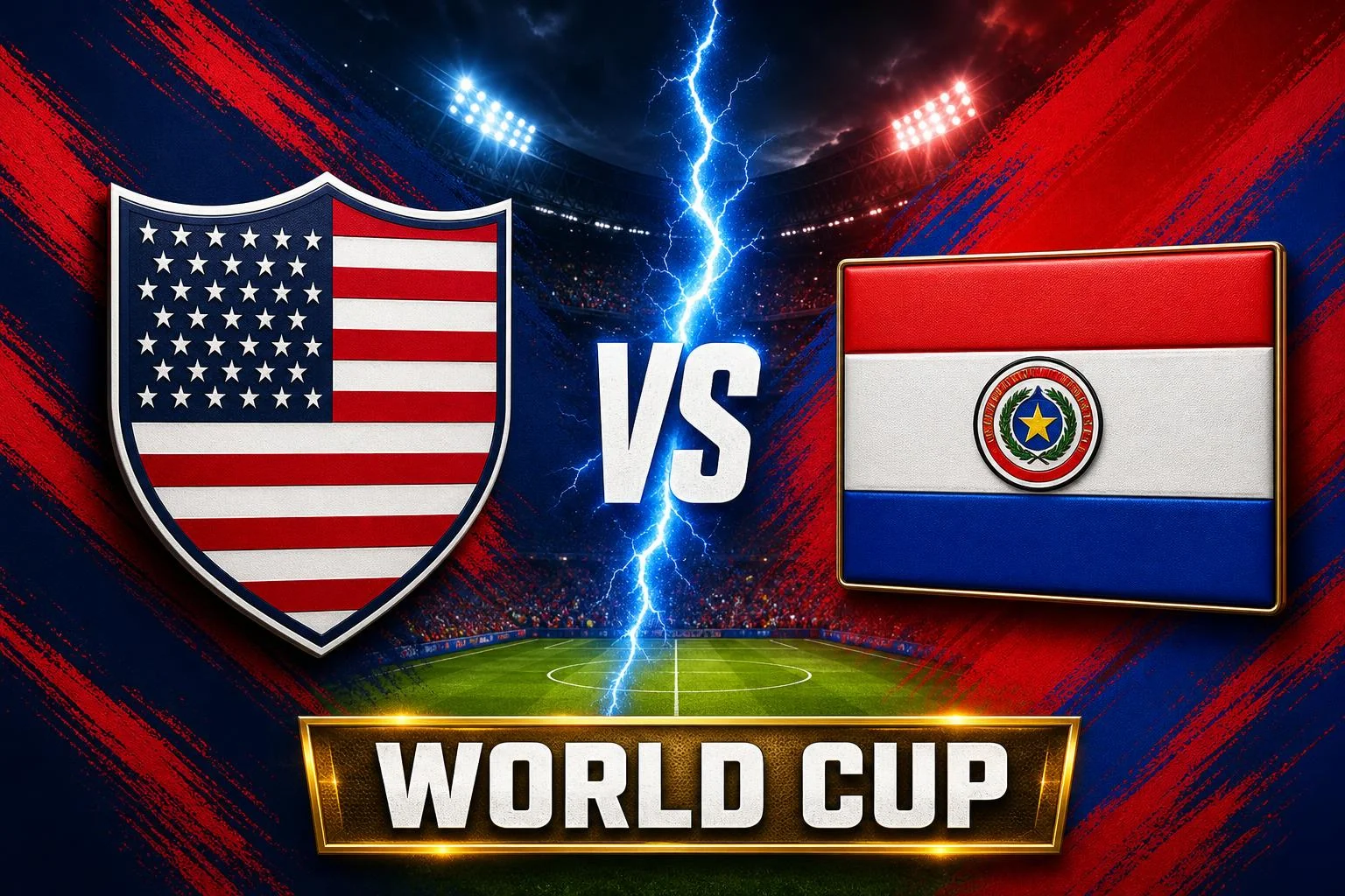 USA x Paraguay ao vivo — World Cup
