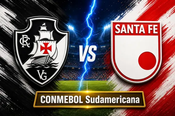 Vasco DA Gama x Santa Fe: onde assistir, horário e escalações (15/09)