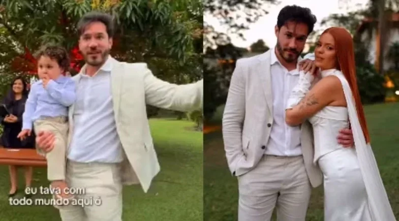 Viih Tube: filho responde "não" durante casamento civil