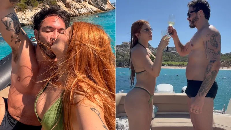 Viih Tube ostenta lua de mel na Sardenha e zomba de acampamento
