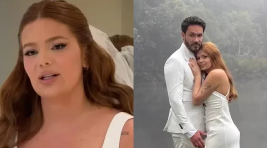 Viih Tube testa visual de noiva após prévia do vestido
