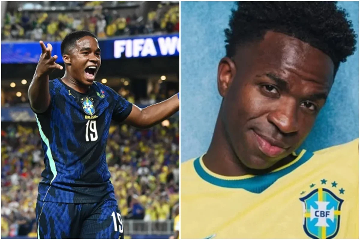 Vini Jr. avisa 'Vai ter volta' a Endrick após puxão de cabelo