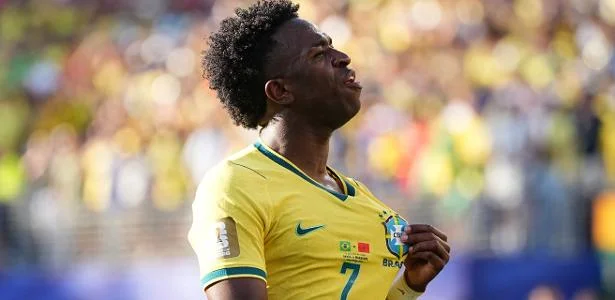 Vini Júnior salvou o Brasil com gol aos 31 minutos
