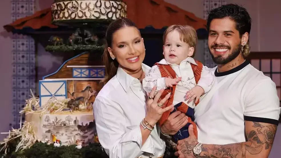 Virginia e Zé Felipe: filho caçula bate o nariz e vai ao hospital