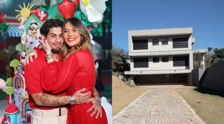 Virgínia e Zé Felipe: mansão de 1,06 mil m² com 7 quartos à venda