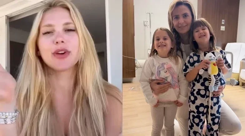 Virginia Fonseca celebra alta das filhas após cirurgia