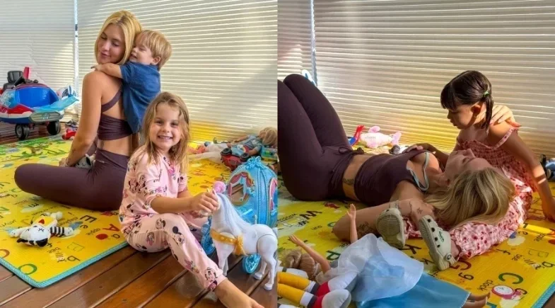 Virginia Fonseca reúne filhos após alta de Maria Alice e Maria Flor