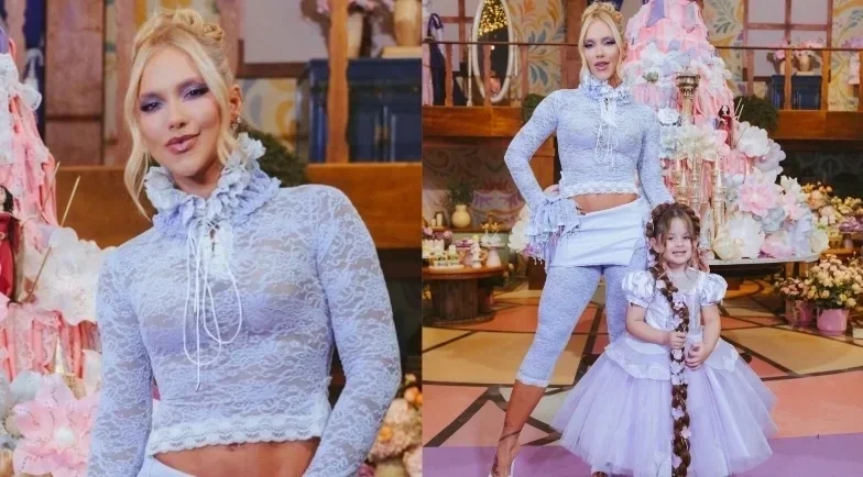 Virginia Fonseca vira alvo de críticas por look Y2K na festa da filha
