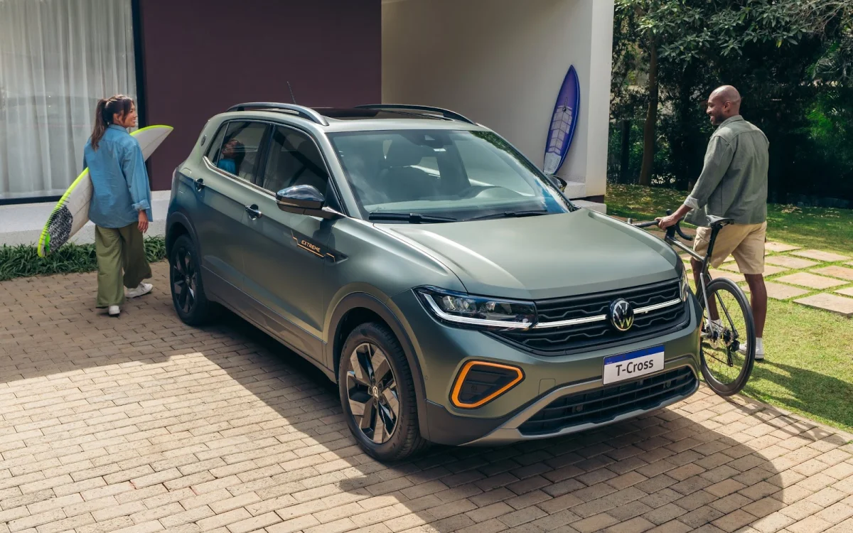 VW T‑Cross lidera ranking de SUVs com 9.339 unidades
