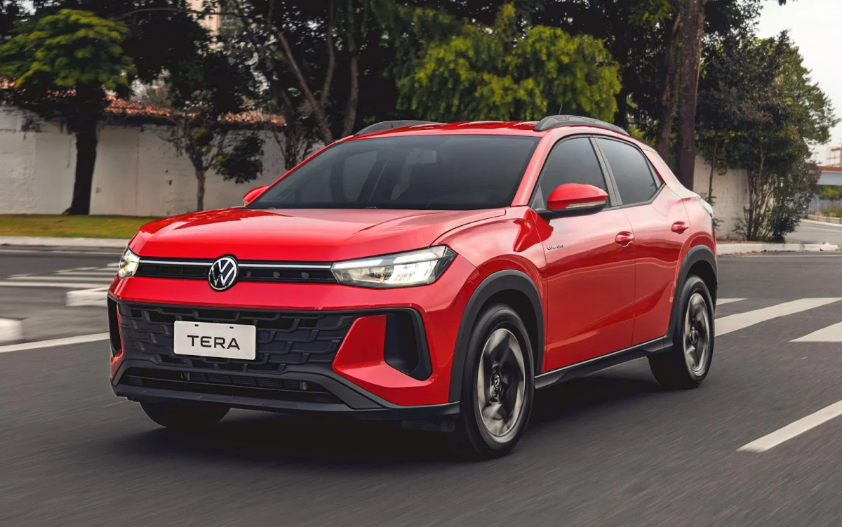 VW TERA lidera SUVs com 2.455 unidades e amplia vantagem