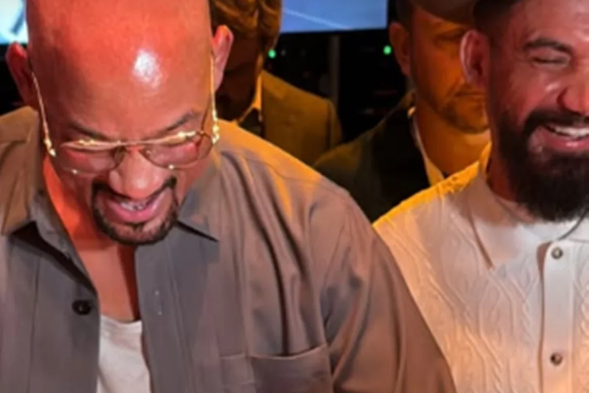 Will Smith recebe obra inédita de Eduardo Kobra e se emociona