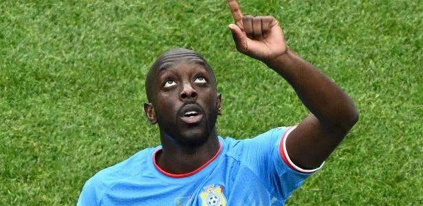 Wissa marca primeiro gol da RD Congo e arranca 1 ponto