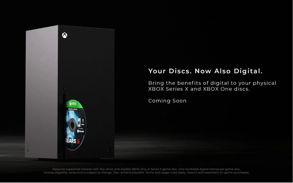 Xbox lança ferramenta para converter jogos em disco em digital