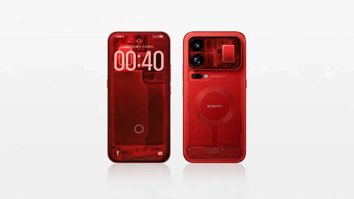 Xiaomi lança edição vermelha transparente que simula entranhas