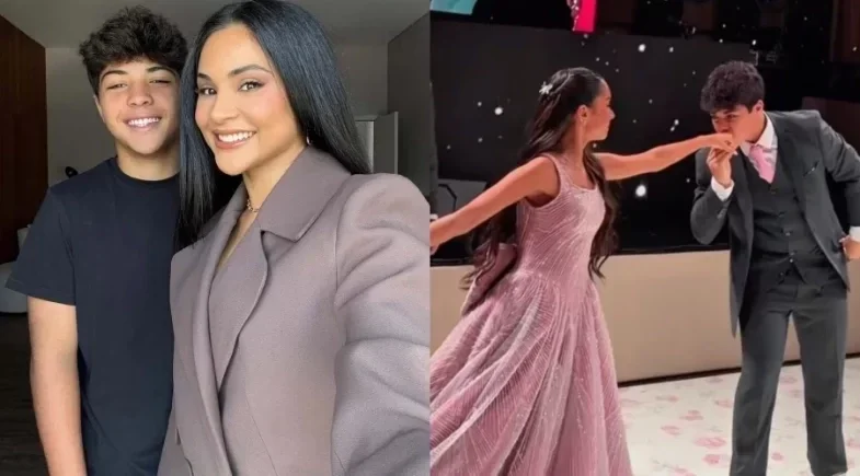 Yhudy Lima é príncipe de Layla Lemos e a levanta no ar