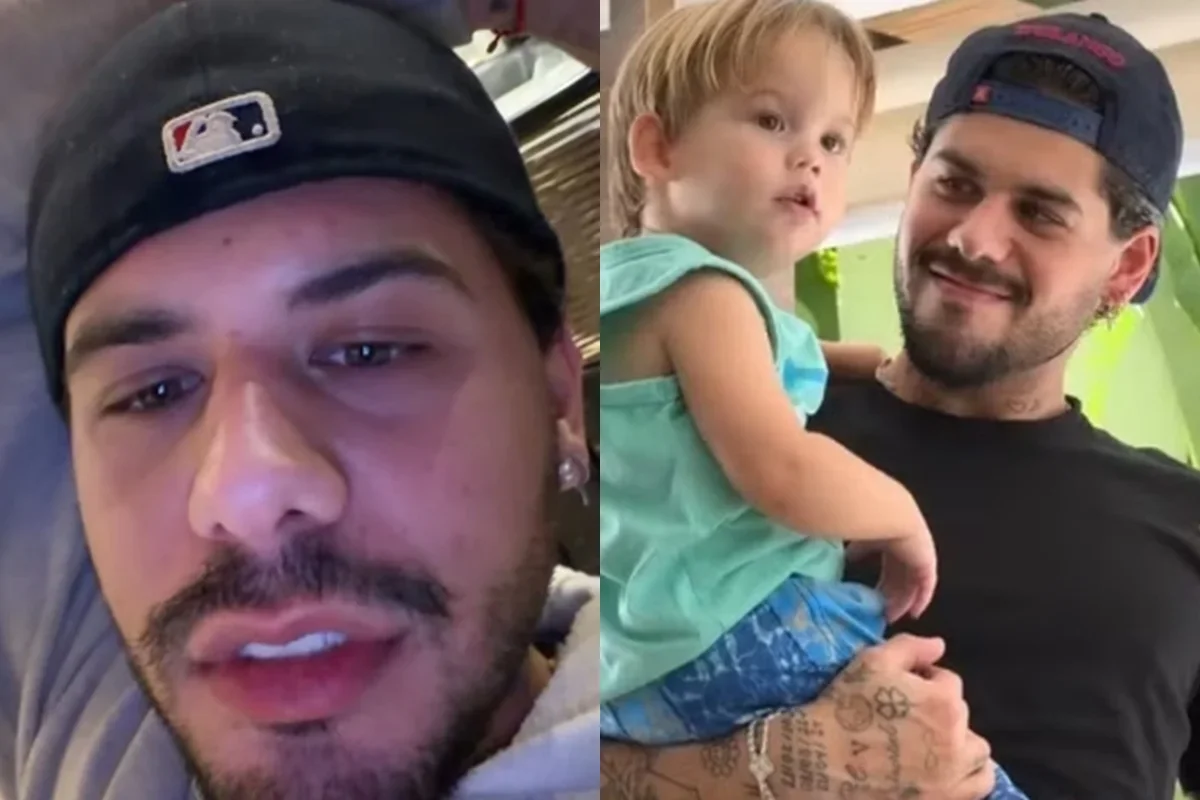 Zé Felipe mantém vídeo com filho e admite aprender com críticas