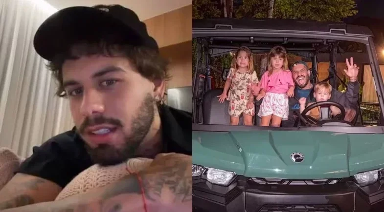 Zé Felipe prioriza os filhos e admite medo de morrer