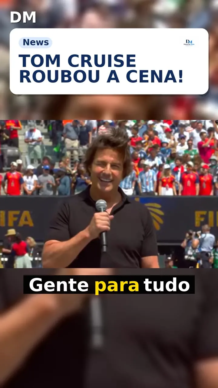 Tom Cruise emociona ao discursar na final Argentina x Espanha