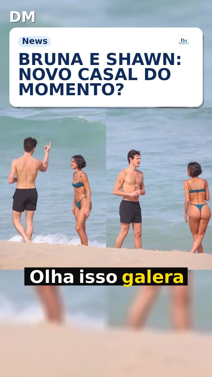 Bruna Marquezine e Shawn Mendes: flagrante de mãos dadas