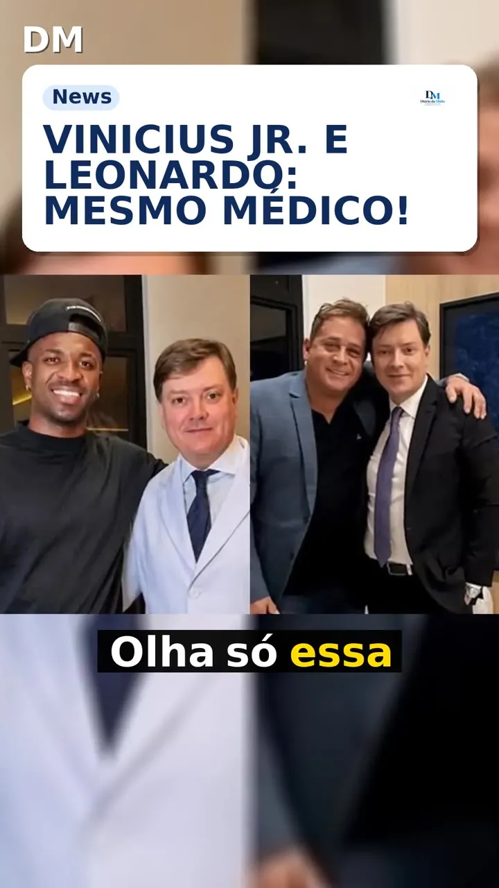 Harmonização de Vini Jr. revela conexão com Leonardo