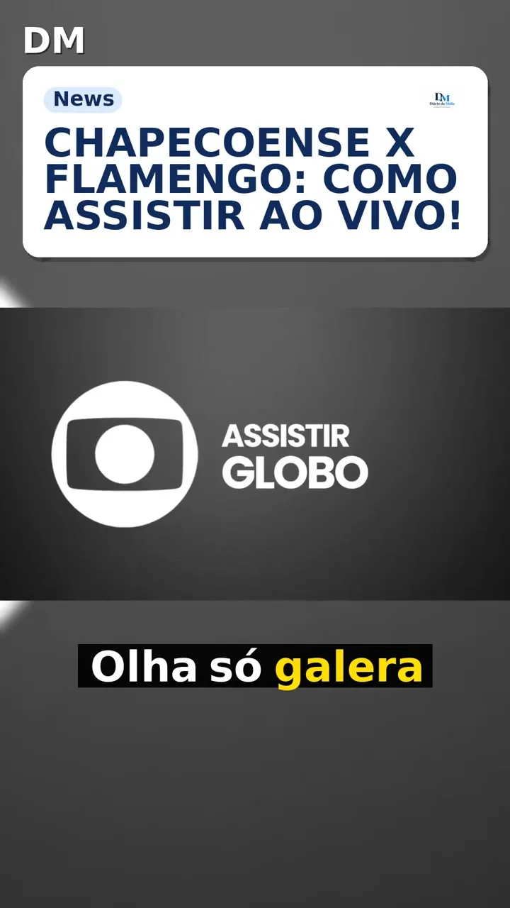 Chapecoense x Flamengo ao vivo na Globo: veja como acessar