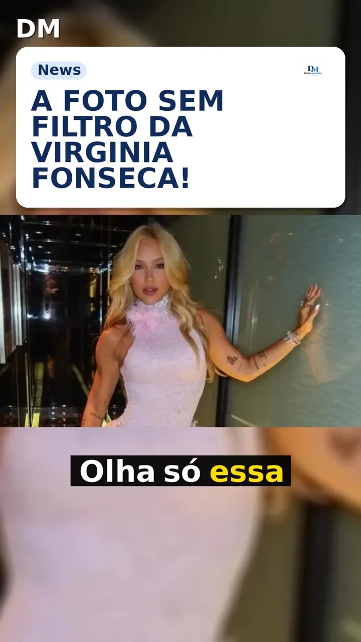 Foto sem filtro de Virginia Fonseca rende críticas estéticas