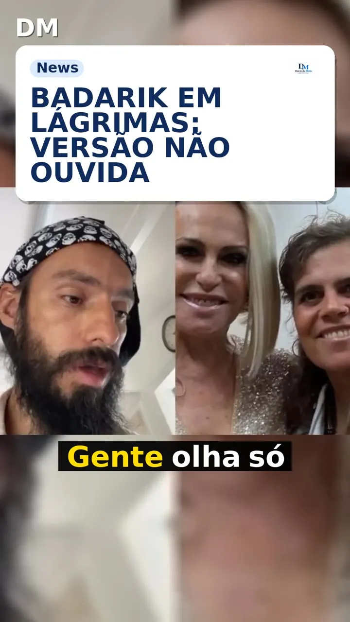 Badarik González chora e nega crime após medida protetiva