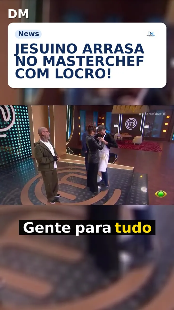 Jesuino é premiado com pin no MasterChef após locro