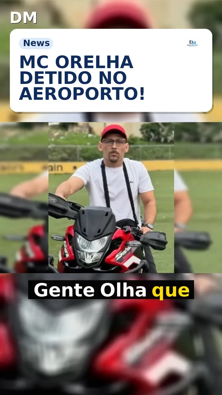 MC Orelha: funkeiro detido em aeroporto por promover facção
