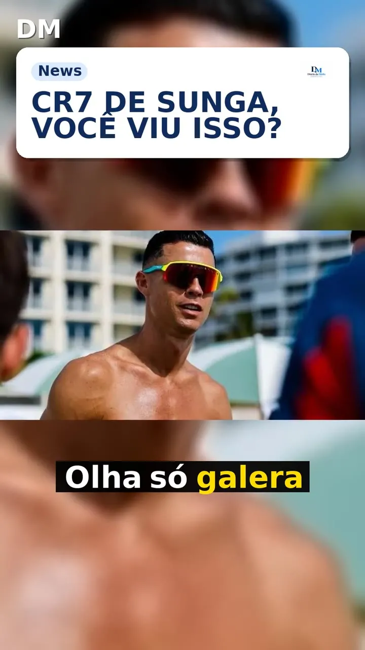 Cristiano Ronaldo posta treino de sunga e chama atenção
