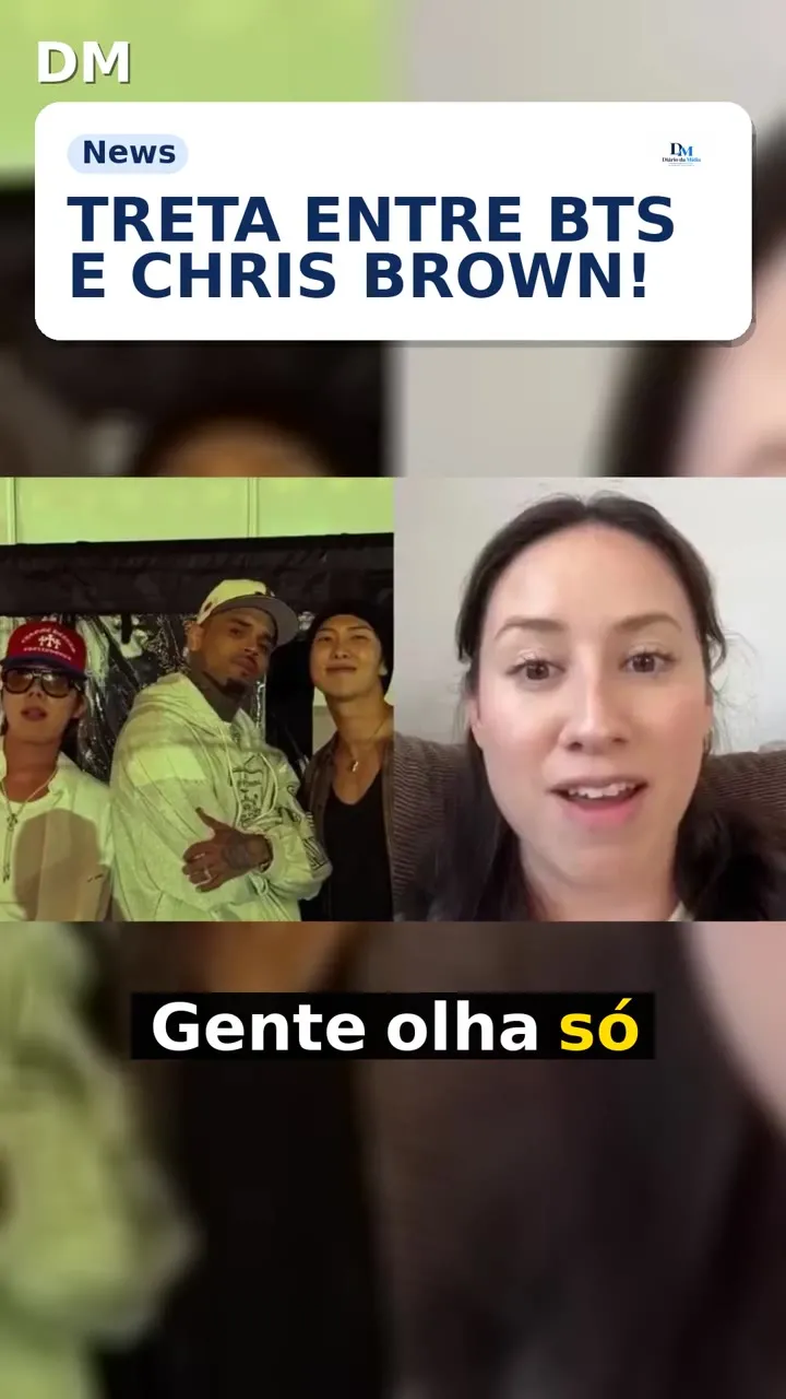 Chris Brown reage a fã do BTS após ida de RM e J‑Hope