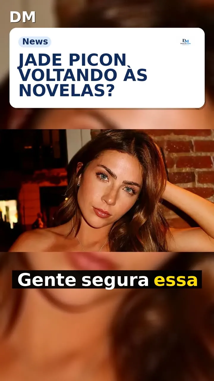 Jade Picon abre retorno às novelas após novela vertical