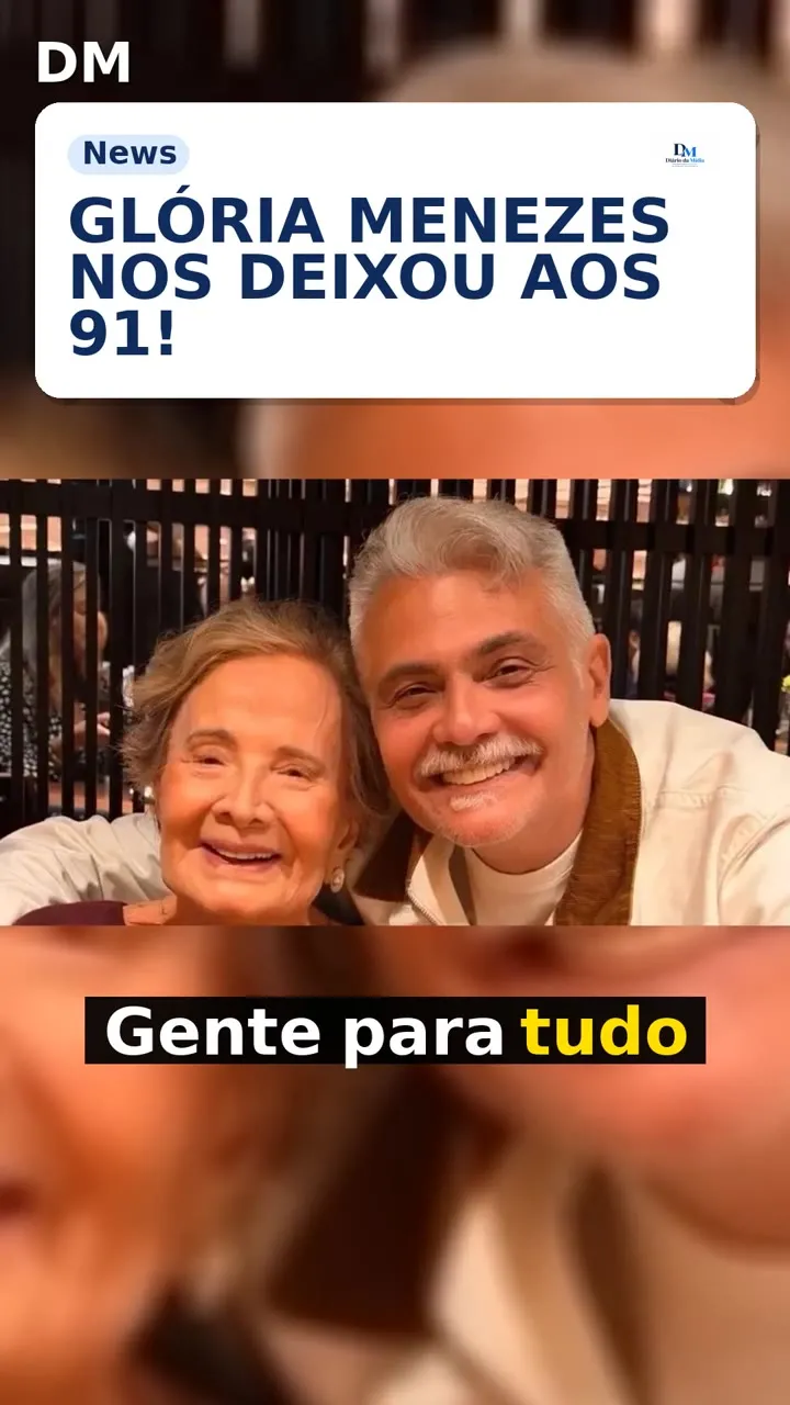 Glória Menezes morre aos 91 anos ao lado do filho no Rio