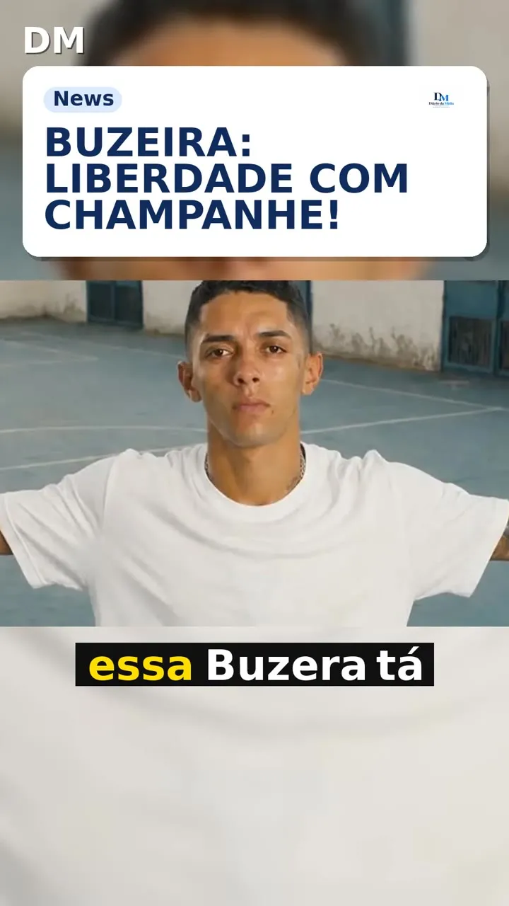 Buzeira é recebido por multidão com champanhe após habeas corpus