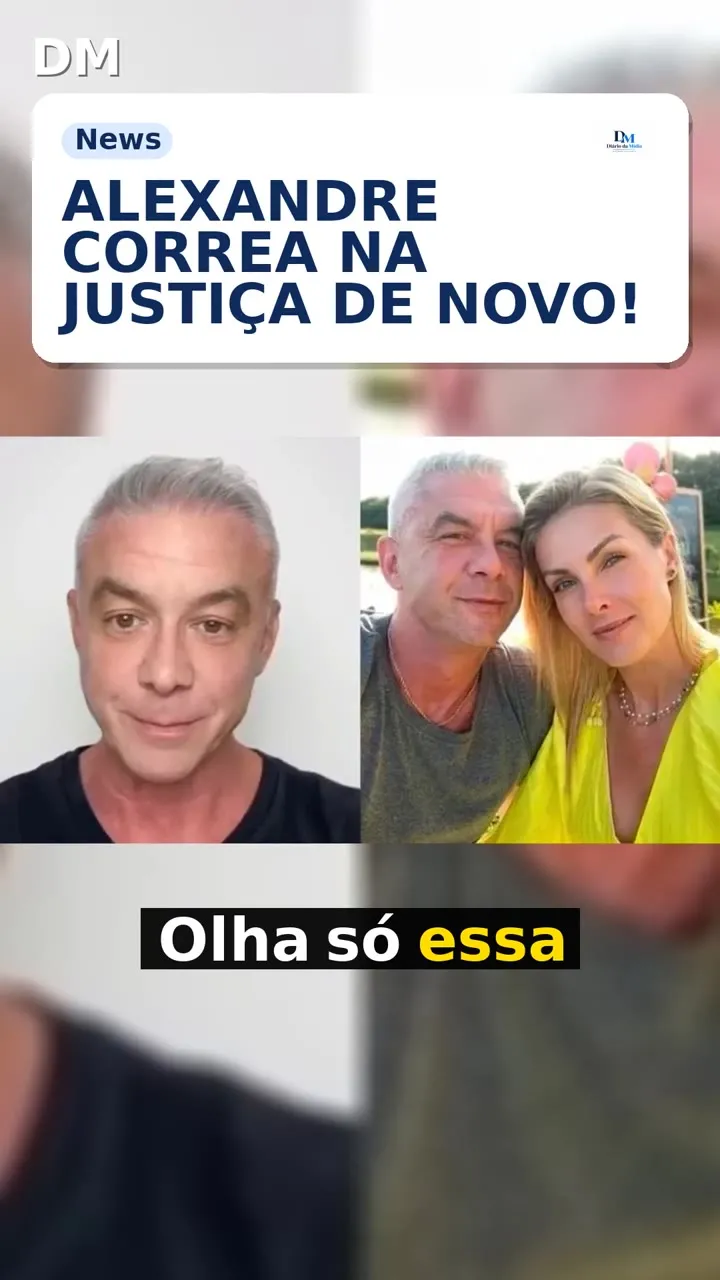 Alexandre Correa recorre após Justiça negar alimentos compensatórios