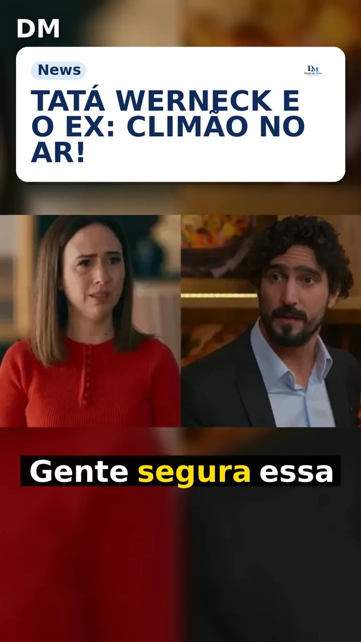 Tatá Werneck mostra incômodo com escalação de Renato Góes