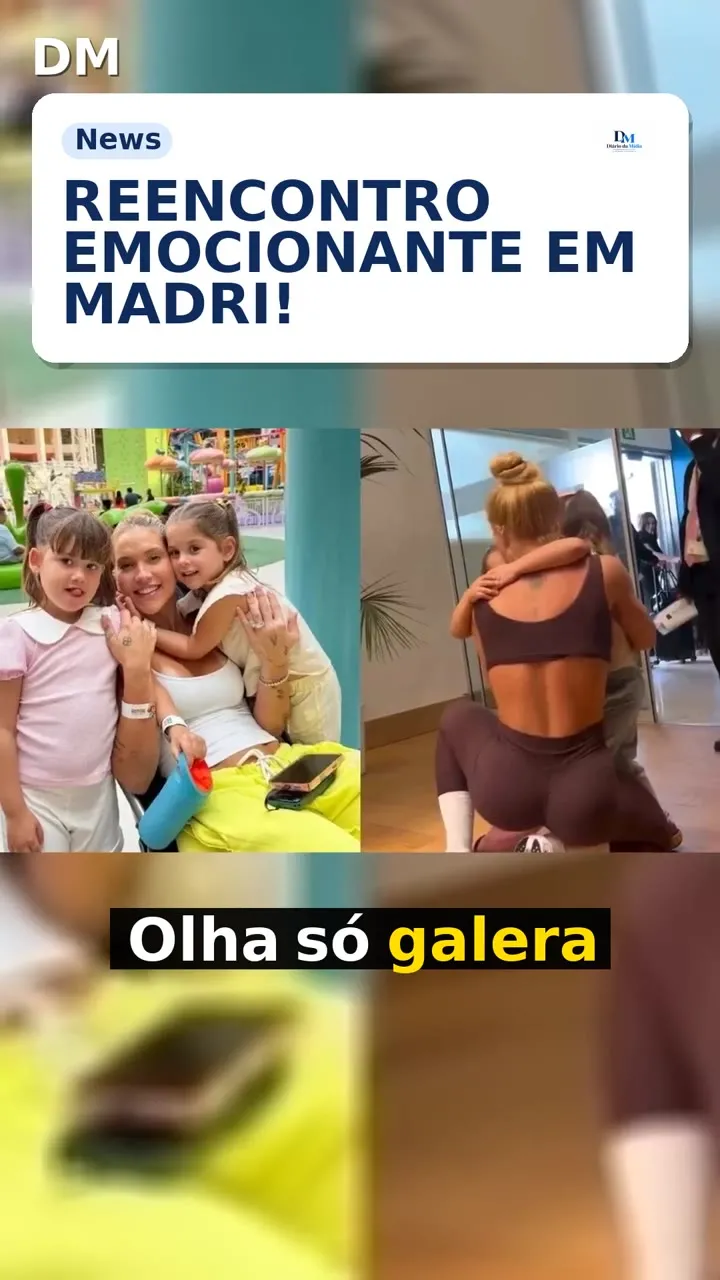 Virginia Fonseca reencontra filhas em Madri após separação