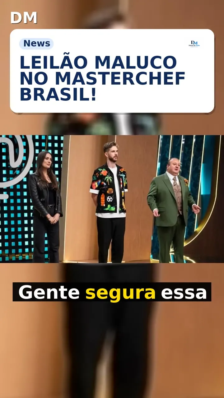 MasterChef Brasil: leilão começa com 1h30 e se transforma em corrida