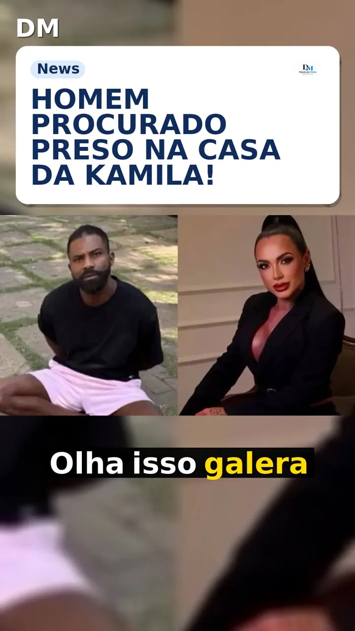 Kamila Simioni: réu por homicídio é preso na casa da influenciadora