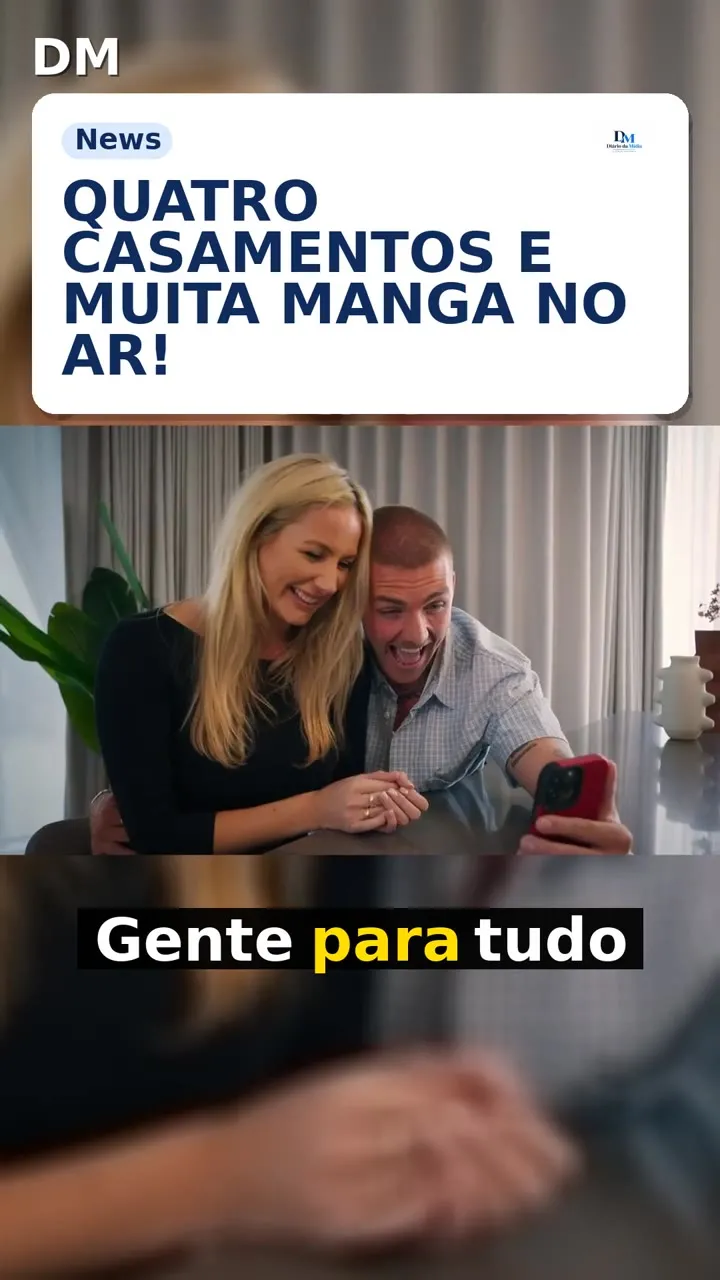 Casamento às Cegas: Reino Unido bate recorde com 4 casamentos