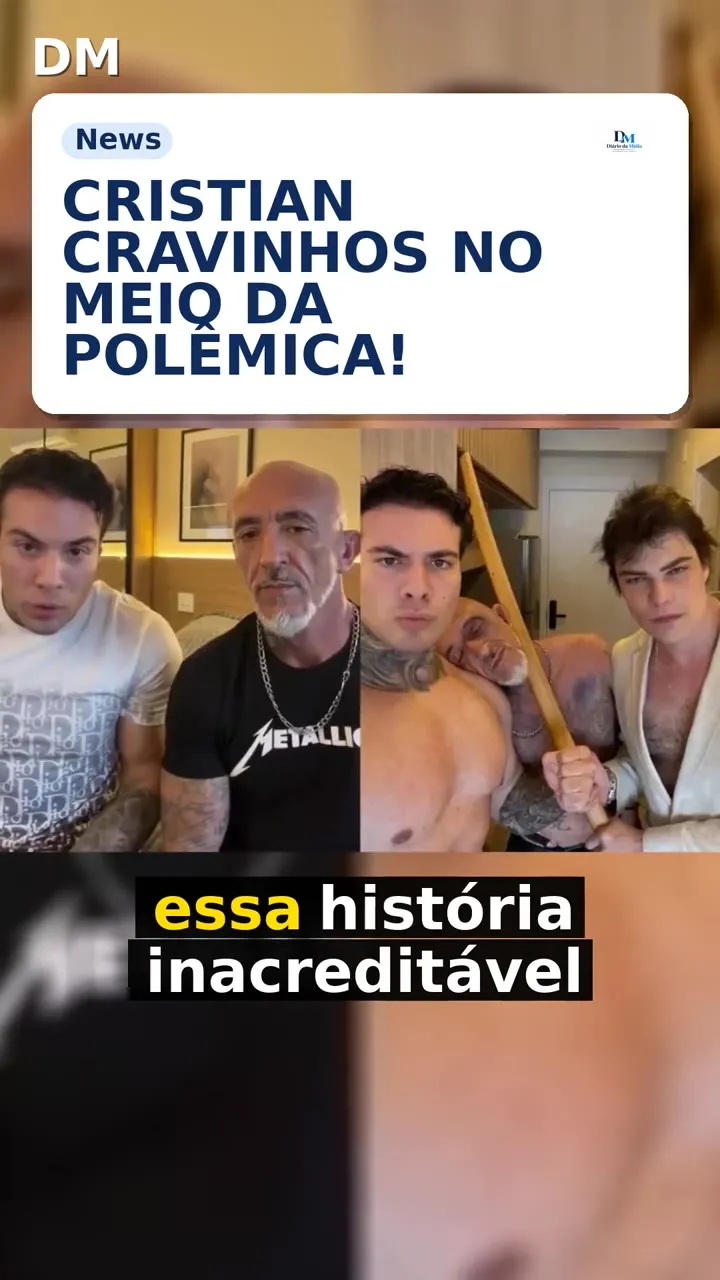 Cristian Cravinhos pede desculpas por vídeo com taco que evocou Richthofen