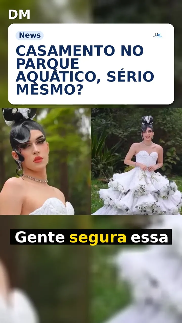Ismeiow celebra casamento em parque aquático de Cotia