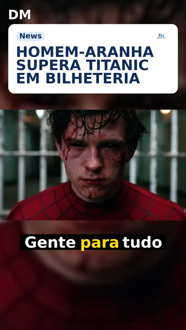Homem-Aranha: Um Novo Dia supera Titanic e soma US$ 2,235 bilhões