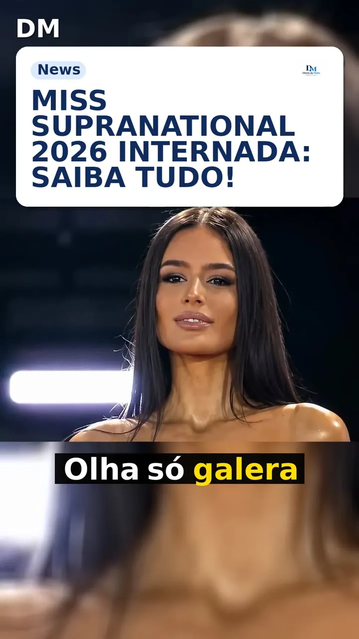 Lara Marina, Miss Supranational 2026, é internada com quadro estável
